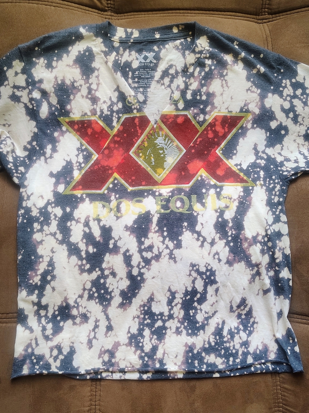 Tie-Dye Short Sleeve Tee - Dos Equis Logo
